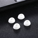 2 paires d'embouts auriculaires en silicone souple avec filet pour écouteurs AirPods, S, M, L
