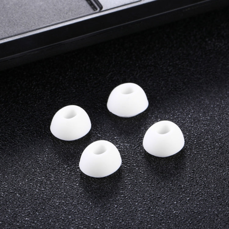 2 paires d'embouts auriculaires en silicone souple avec filet pour écouteurs AirPods, S, M, L