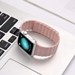 Bracelet de montre à boucle magnétique pour Apple Watch Series 6 & SE & 5 & 4 44mm / 3 & 2 & 1 42mm, pour Apple Watch Ultra 49mm / Series 8&7 45mm / SE 2&6&SE&5&4 44mm / 3&2&1 42mm, pour Apple Watch Series 7 45mm / 6 & SE & 5 & 4 44mm / 3 & 2 & 1 42mm