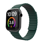 Bracelet de montre à boucle magnétique pour Apple Watch Series 6 & SE & 5 & 4 44mm / 3 & 2 & 1 42mm, pour Apple Watch Ultra 49mm / Series 8&7 45mm / SE 2&6&SE&5&4 44mm / 3&2&1 42mm, pour Apple Watch Series 7 45mm / 6 & SE & 5 & 4 44mm / 3 & 2 & 1 42mm