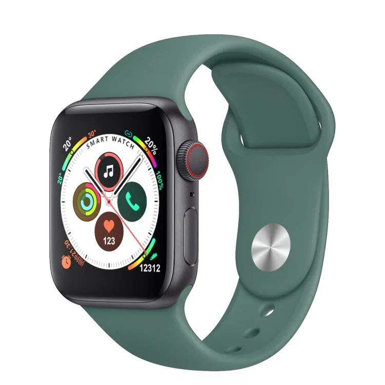 Montre connectée H55Pro avec écran TFT 1,4 pouce, Bluetooth, suivi du sommeil, de la fréquence cardiaque et de la pression artérielle, bracelet en silicone.