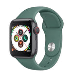 Montre connectée H55Pro avec écran TFT 1,4 pouce, Bluetooth, suivi du sommeil, de la fréquence cardiaque et de la pression artérielle, bracelet en silicone.