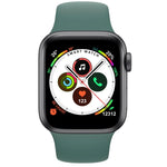 Montre connectée H55Pro avec écran TFT 1,4 pouce, Bluetooth, suivi du sommeil, de la fréquence cardiaque et de la pression artérielle, bracelet en silicone.