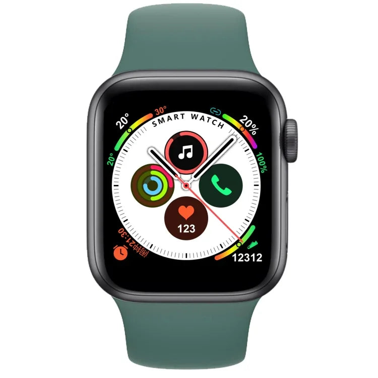 Montre connectée H55Pro avec écran TFT 1,4 pouce, Bluetooth, suivi du sommeil, de la fréquence cardiaque et de la pression artérielle, bracelet en silicone.