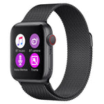 Montre intelligente Bluetooth H55Pro avec écran TFT 1,4 pouce, prise en charge du suivi du sommeil / de la fréquence cardiaque / de la pression artérielle, Style : Bracelet en acier, Style : Bracelet en acier (Noir), Style : Bracelet en acier (Argent)
