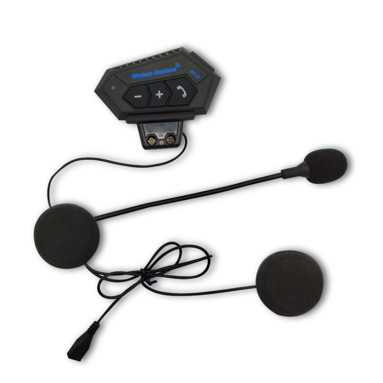 Casque Bluetooth pour Casque de Moto Interphone Moto Bluetooth, BT12