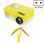 Mini-projecteur LED domestique HD 1920 x 1080P J15 avec support trépied, compatible AV / HDMI x 1 / USB x 1 / TF x 1, prise UE, prise US, prise UK, prise AU