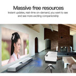 Mini-projecteur LED domestique HD 1920 x 1080P J15 avec support trépied, compatible AV / HDMI x 1 / USB x 1 / TF x 1, prise UE, prise US, prise UK, prise AU