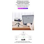 Mini-projecteur LED domestique HD 1920 x 1080P J15 avec support trépied, compatible AV / HDMI x 1 / USB x 1 / TF x 1, prise UE, prise US, prise UK, prise AU
