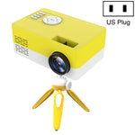 Mini-projecteur LED domestique HD 1920 x 1080P J15 avec support trépied, compatible AV / HDMI x 1 / USB x 1 / TF x 1, prise UE, prise US, prise UK, prise AU