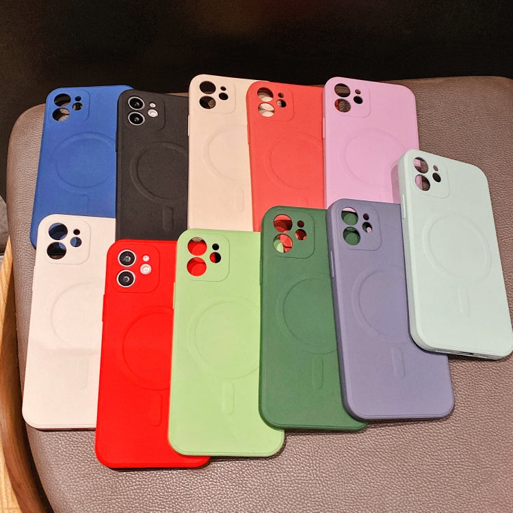 Liquid Silicone Full Coverage Shockproof Magsafe Case, For iPhone 12, For iPhone 12 mini, For iPhone 12 Pro, For iPhone 12 Pro Max