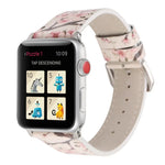 Bracelets de rechange en cuir de la série Plum pour Apple Watch Series 6 & SE & 5 & 4 40mm / 3 & 2 & 1 38mm, pour Apple Watch Series 8&7 41mm / SE 2&6&SE&5&4 40mm / 3&2&1 38mm, pour Apple Watch Series 7 41mm / 6 & SE & 5 & 4 40mm / 3 & 2 & 1 38mm