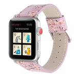 Bracelets de rechange en cuir de la série Plum pour Apple Watch Series 6 & SE & 5 & 4 40mm / 3 & 2 & 1 38mm, pour Apple Watch Series 8&7 41mm / SE 2&6&SE&5&4 40mm / 3&2&1 38mm, pour Apple Watch Series 7 41mm / 6 & SE & 5 & 4 40mm / 3 & 2 & 1 38mm