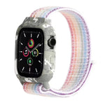 Nylon Replacement Wrist Strap Watchbands For Apple Watch Series 6 & SE & 5 & 4 40mm / 3 & 2 & 1 38mm, For Apple Watch Series 7 41mm / 6 & SE & 5 & 4 40mm / 3 & 2 & 1 38mm