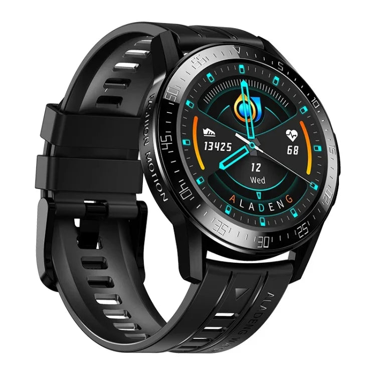 Montre connectée GT3 à écran rond de 1,3 pouce, compatible avec le suivi du sommeil, de la fréquence cardiaque et de la température.