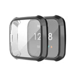 Étui de protection intégral en TPU plaqué pour montre connectée Fitbit Versa Lite