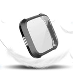 Étui de protection intégral en TPU plaqué pour montre connectée Fitbit Versa Lite