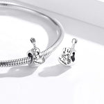 Accessoires de bracelet et collier à breloques guitare en argent sterling S925, guitare