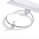 Accessoires de bracelet et collier à breloques guitare en argent sterling S925, guitare