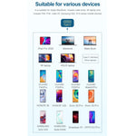 Adaptateur convertisseur 2 en 1 Type-C / USB-C vers HDMI + VGA HW-6002, HW-6002