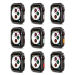 Silicone Frame Protective Case For Apple Watch Series 6 / 5 / 4 / Watch SE 44mm, For Apple Watch Series 6 / 5 / 4 / Watch SE 44mm