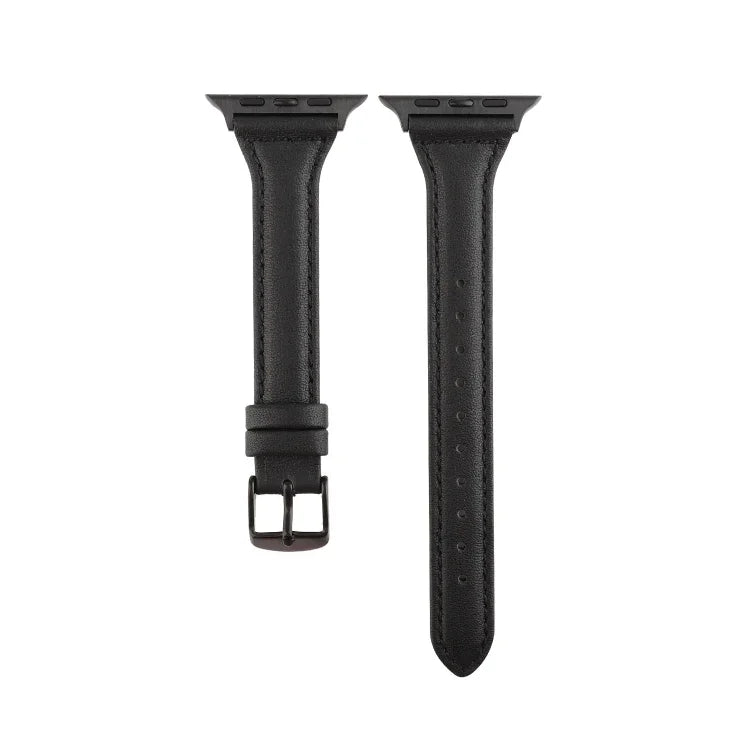 Bracelet en cuir véritable texturé Crazy Horse, pour Apple Watch Series 7 41mm / 6 & SE & 5 & 4 40mm / 3 & 2 & 1 38mm, pour Apple Watch Series 8&7 41mm / SE 2&6&SE&5&4 40mm / 3&2&1 38mm