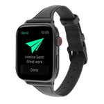 Bracelet en cuir véritable texturé Crazy Horse, pour Apple Watch Series 7 41mm / 6 & SE & 5 & 4 40mm / 3 & 2 & 1 38mm, pour Apple Watch Series 8&7 41mm / SE 2&6&SE&5&4 40mm / 3&2&1 38mm