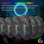 Souris Gamer Sans Fil HXSJ T90 RGB Trois Modes