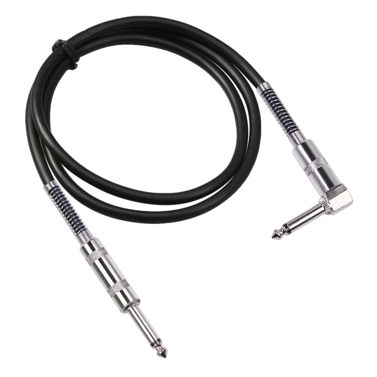 Câble audio guitare électrique TC048SL prise 6,35 mm droite vers coudée, 1,8 m, 3 m, 6 m, 10 m