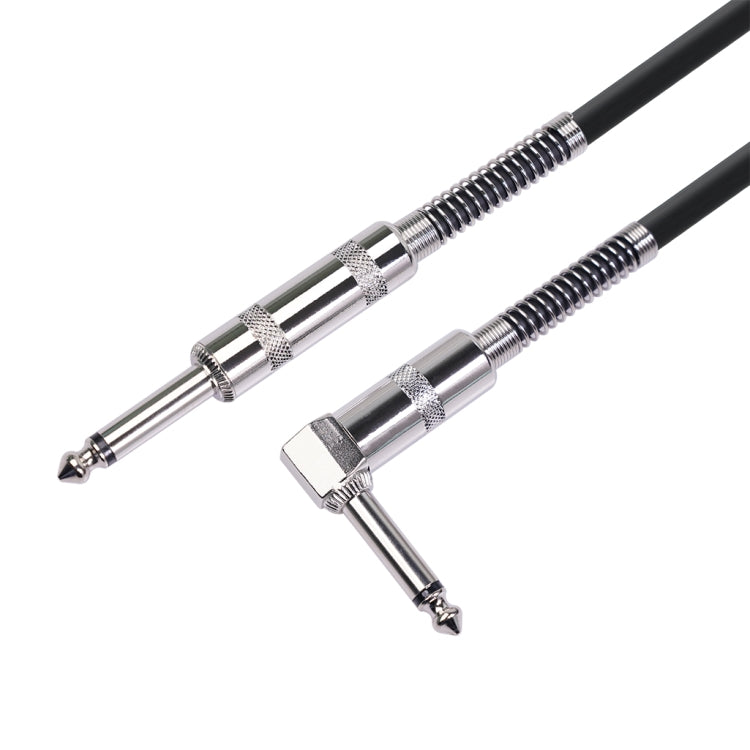 Câble audio guitare électrique TC048SL prise 6,35 mm droite vers coudée, 1,8 m, 3 m, 6 m, 10 m