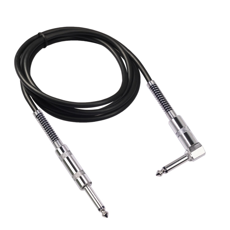 Câble audio guitare électrique TC048SL prise 6,35 mm droite vers coudée, 1,8 m, 3 m, 6 m, 10 m