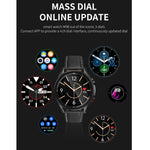 Montre connectée étanche IP67 M98 avec écran couleur IPS de 1,28 pouce, prise en charge du moniteur de sommeil / moniteur de fréquence cardiaque / appel Bluetooth, style : bracelet en cuir, bracelet en cuir (argent), bracelet en cuir (noir)