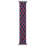 Mixed Color Nylon Braided Single Loop Replacement Watchbands For Apple Watch Series 6 & SE & 5 & 4 40mm / 3 & 2 & 1 38mm, S, M, L