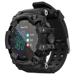 Montre connectée Lokmat ATTACK avec écran LCD TFT 1,28 pouces, prend en charge le moniteur de sommeil / moniteur de fréquence cardiaque / moniteur de pression artérielle, ATTACK