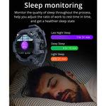 Montre connectée Lokmat ATTACK avec écran LCD TFT 1,28 pouces, prend en charge le moniteur de sommeil / moniteur de fréquence cardiaque / moniteur de pression artérielle, ATTACK