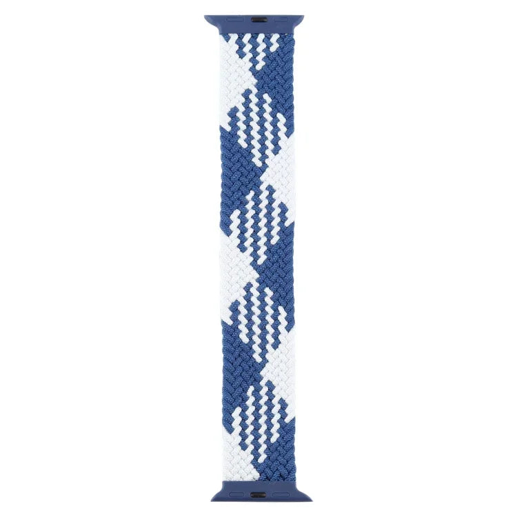 Bracelets de rechange en nylon tressé à boucle en plastique de couleur mixte pour Apple Watch Series 6 & SE & 5 & 4 40 mm / 3 & 2 & 1 38 mm, S, M, L, XL