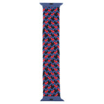 Bracelets de rechange en nylon tressé à boucle en plastique de couleur mixte pour Apple Watch Series 6 & SE & 5 & 4 40 mm / 3 & 2 & 1 38 mm, S, M, L, XL