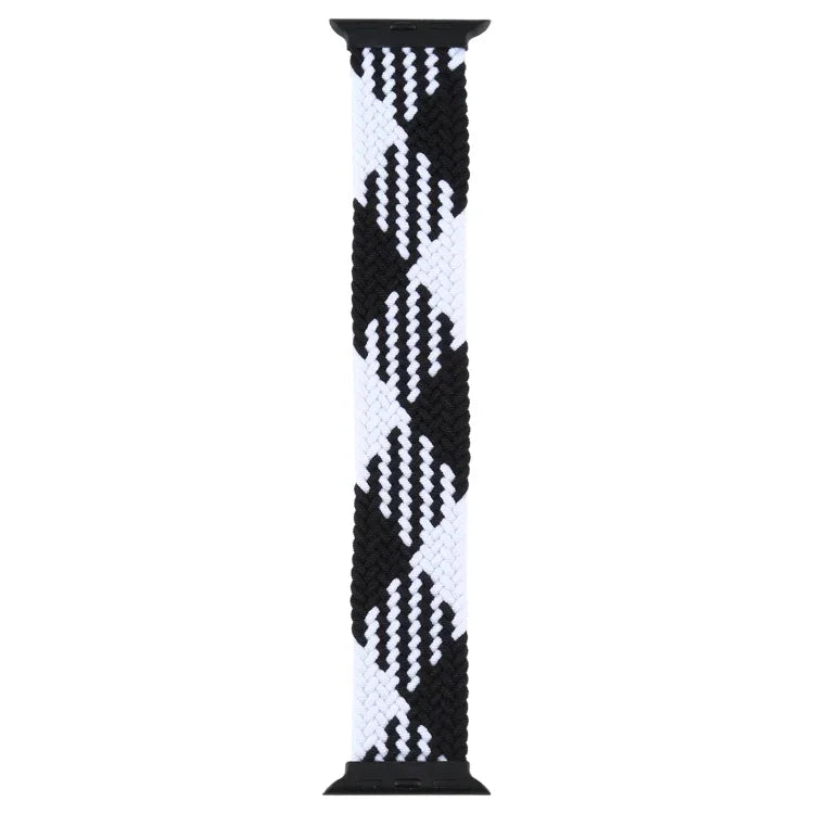 Bracelets de rechange en nylon tressé à boucle en plastique de couleur mixte pour Apple Watch Series 6 & SE & 5 & 4 40 mm / 3 & 2 & 1 38 mm, S, M, L, XL