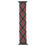 Bracelets de rechange en nylon tressé à boucle en plastique de couleur mixte pour Apple Watch Series 6 & SE & 5 & 4 40 mm / 3 & 2 & 1 38 mm, S, M, L, XL