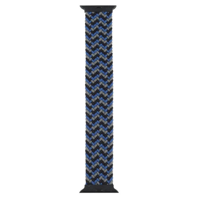 Bracelets de rechange en nylon tressé à boucle en plastique de couleur mixte pour Apple Watch Series 6 & SE & 5 & 4 40 mm / 3 & 2 & 1 38 mm, S, M, L, XL