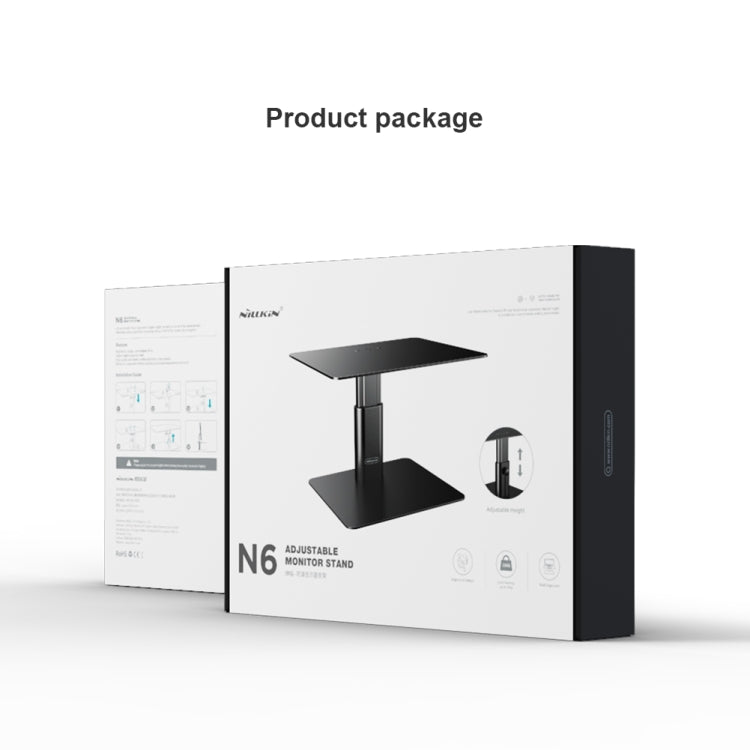 Support d'ordinateur portable et de moniteur réglable NILLKIN N6 Highdesk, EDA0011511, EDA0011511S