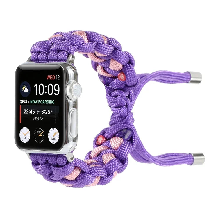 Bracelet de montre en cordon tressé pour parapluie