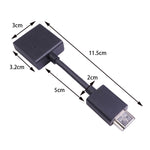 Convertisseur adaptateur d'extension HDMI 4K mâle vers femelle rotatif plaqué or