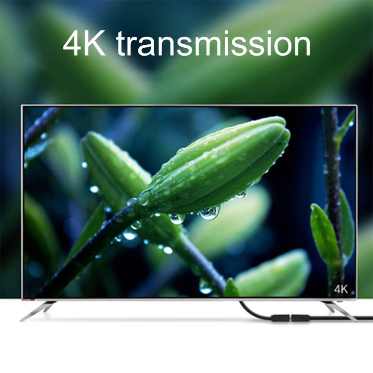 Convertisseur adaptateur d'extension HDMI 4K mâle vers femelle rotatif plaqué or