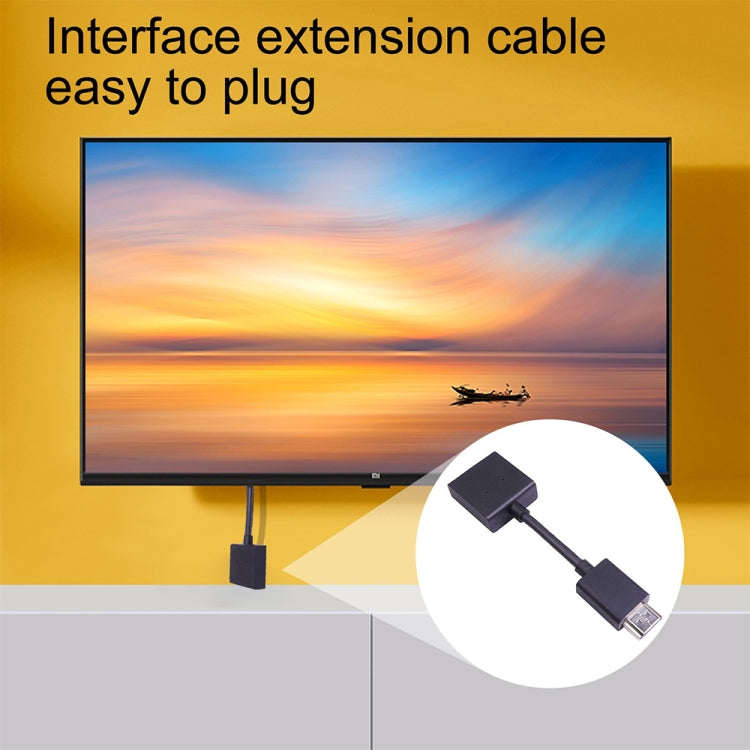 Convertisseur adaptateur d'extension HDMI 4K mâle vers femelle rotatif plaqué or