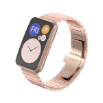 For Huawei Watch Fit Bamboo Joint Metal Replacement Strap Watchband
