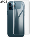 2 PCS IMAK 0.15mm Film Hydrogel Incurvé de Protection Complète pour Écran et Dos, Pour iPhone 12 Pro Max