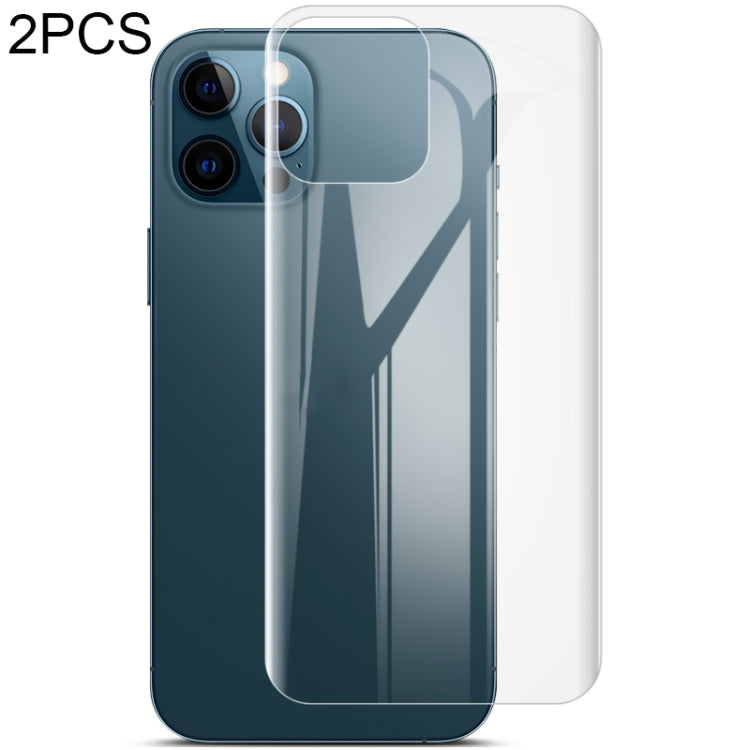 2 PCS IMAK 0.15mm Film Hydrogel Incurvé de Protection Complète pour Écran et Dos, Pour iPhone 12 Pro Max