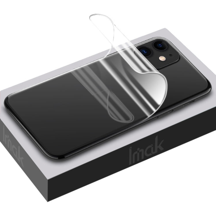 2 PCS IMAK 0.15mm Film Hydrogel Incurvé de Protection Complète pour Écran et Dos, Pour iPhone 12 Pro Max