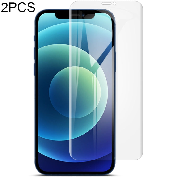 2 PCS IMAK 0.15mm Film Hydrogel Incurvé de Protection d'Écran Complet, Pour iPhone 12 Pro Max